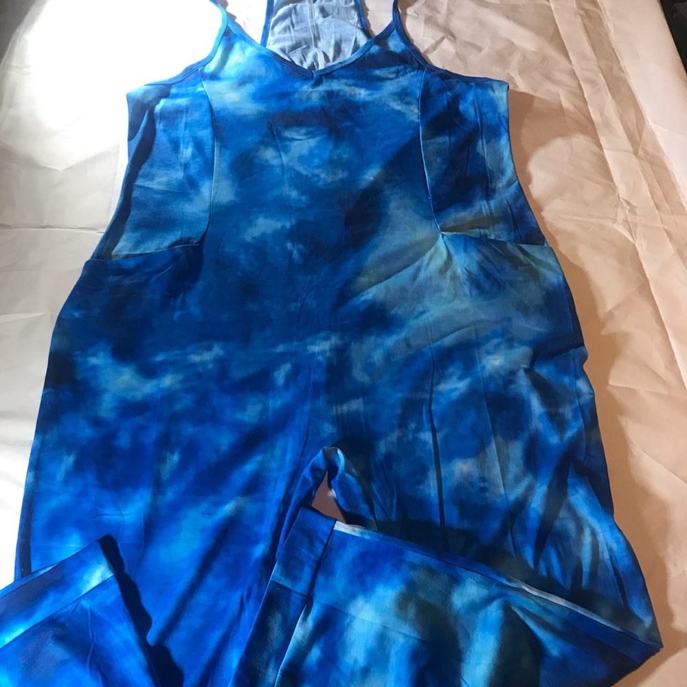 Tie dye overalls size L